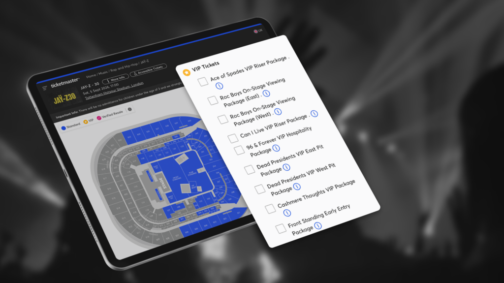 VIP ticketmaster