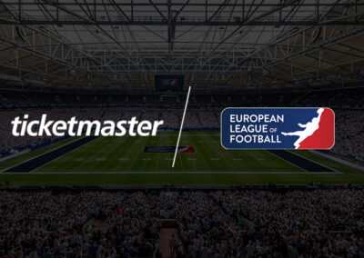 Ticketmaster bleibt bis 2029 exklusiver Ticketing-Partner der European League of Football