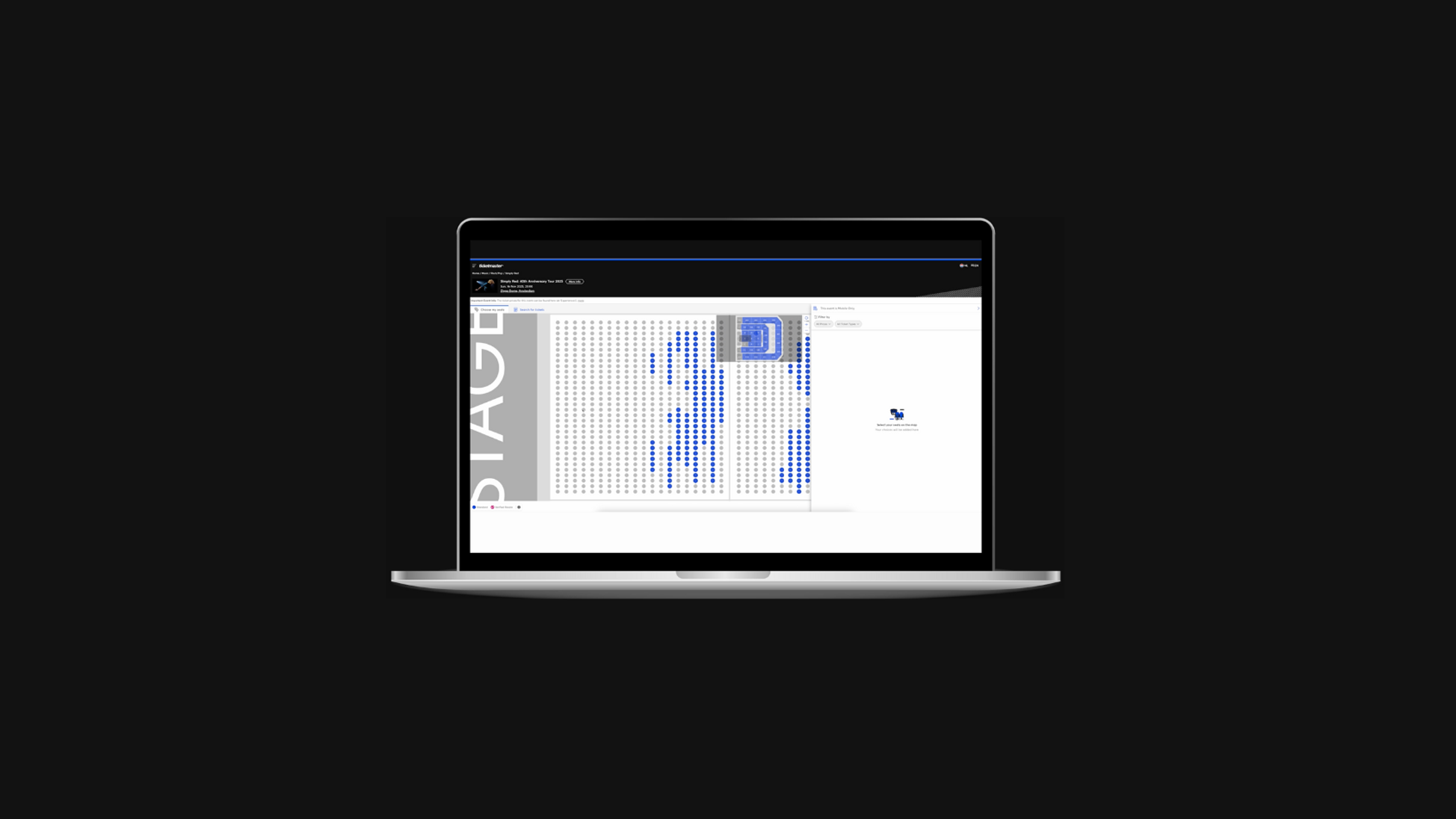 Interaktive Saalpläne